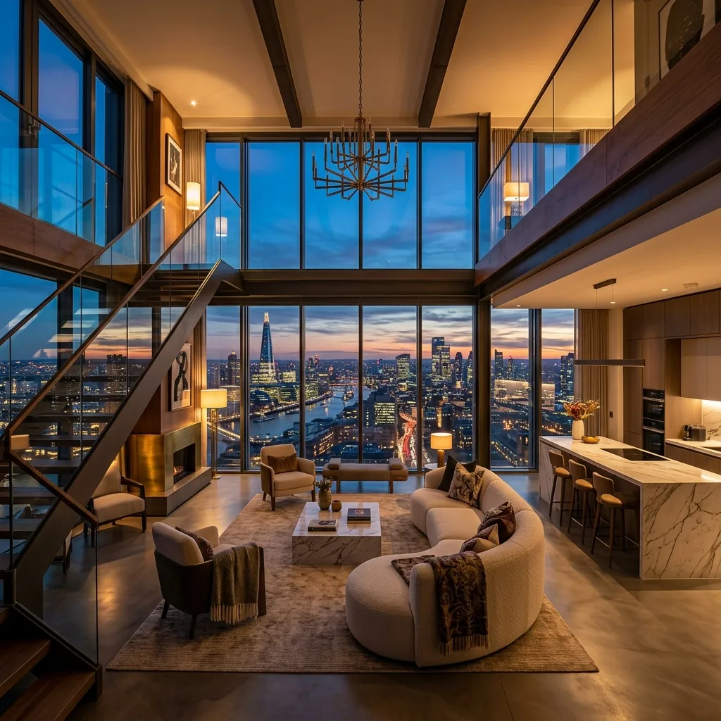 Penthouse architectural details